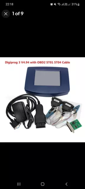 For Digiprog III V4.94  With OBD2 ST01 ST04 Cable Odometer Correction Tool