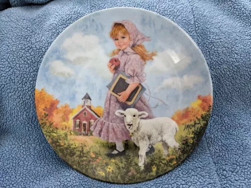 Mary Had a Little Lamb Collector Plate