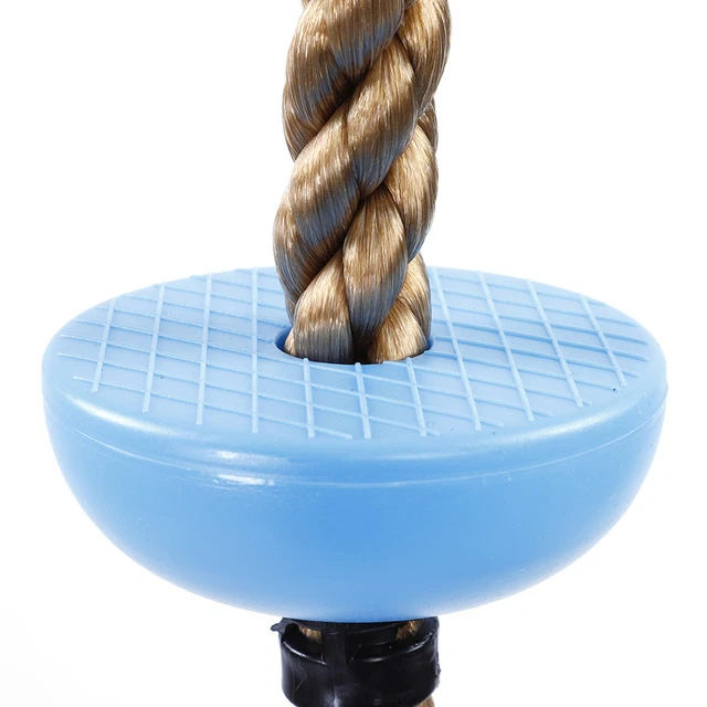 Children Swing Disc Climbing Rope Kids Playground Equipment Toys Blue Spk