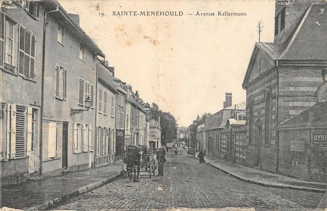 Cpa 51 Sainte Menehould Avenue Kellermann