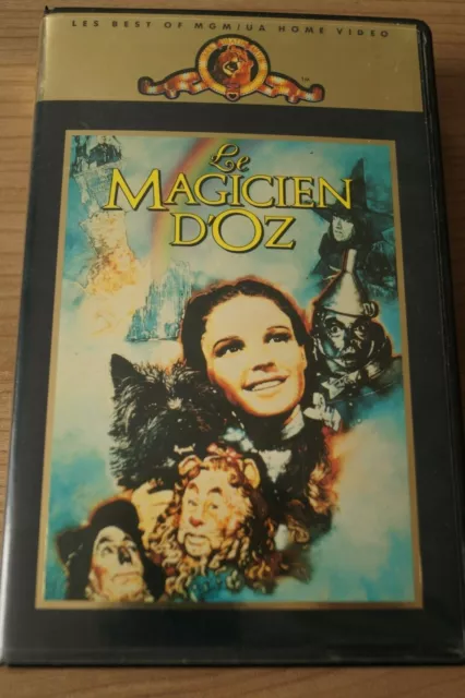 Cassette LE MAGICIEN D'OZ VICTOR FLEMING 1939 JUDY GARLAND MGM VIDEO K7