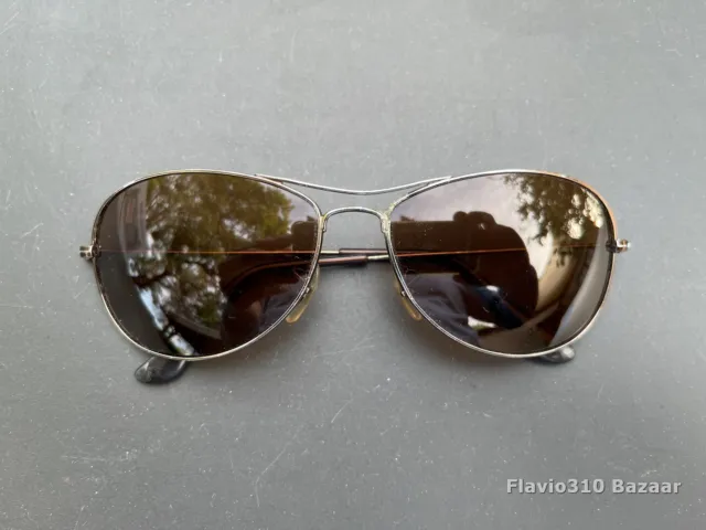 Authentic RAY BAN RB3362 Cockpit 59[]14 Brown Frame NEW Polarized Lens (Not RB)