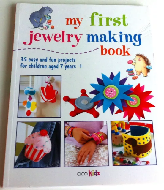 rrp£10 New My First Jewellery Making Book Things To Make Child's 7+ Crafts Girls