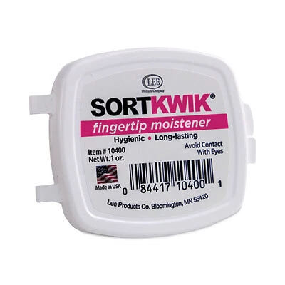 LEE Sortkwik Fingertip Moisteners, 1 Oz, Pink 10400 LEE PRODUCTS COMPANY LEE