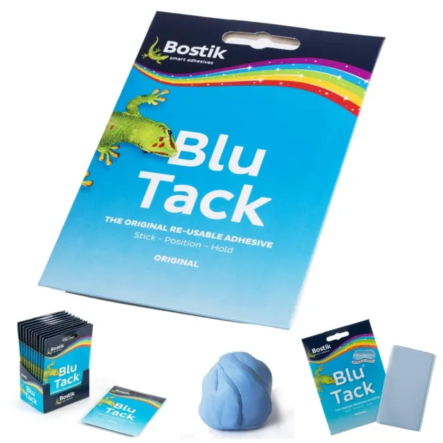 Blu Tack Sticky Re-usable Blue Tack Adhesive Putty Tac (Blue Blu Tac) Handy