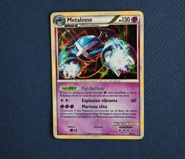 Carte Pokémon Metalosse Holo 4/95 HS Déchaînement (2010) Rare Holo