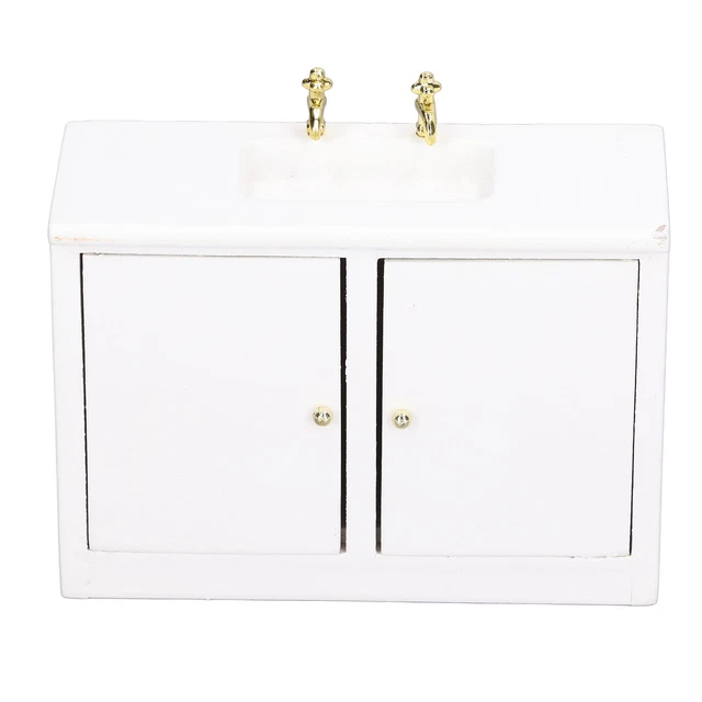 Mini Credenza Armadio Vino In Legno Per Casa Delle Bambole - Scala 1:12 - Fatto A Mano