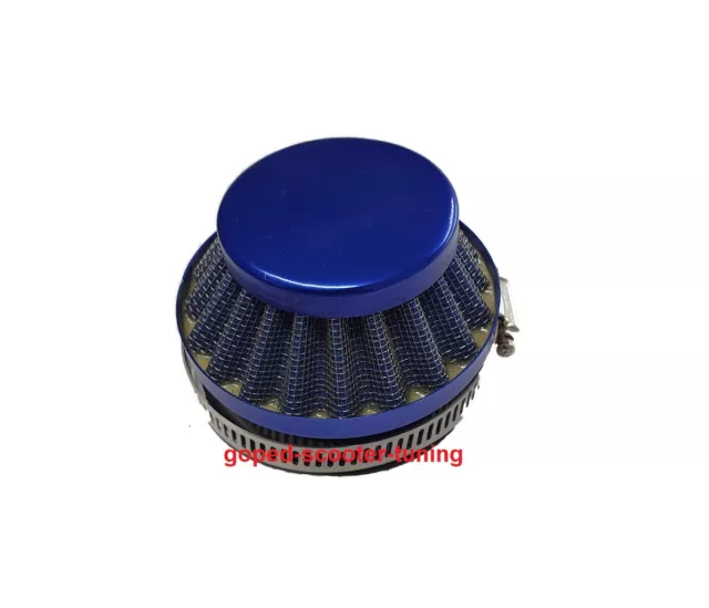 Filtro aria Pocket Bike Minibike Minimoto Dellorto filtro aria sportivo 010401-1 blu