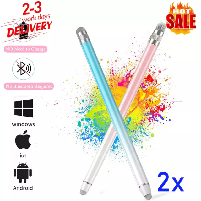 Pencil Stylus For Apple iPad iPhone Samsung Galaxy Tablet Phone Pen Touch Screen