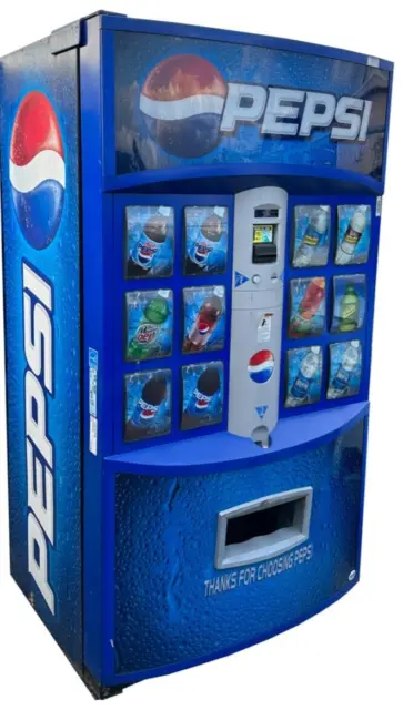 Vendo 721 HVV Pepsi Beverage Soda Vending Machine MDB w/ Nayax VPOS Touch CC