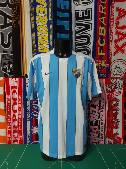 Maglia Calcio Malaga Home 2015/16 Shirt Trikot Maillot Camiseta Jersey