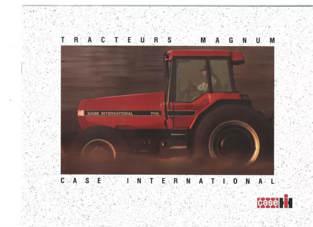brochure prospectus  prospekt  tracteurs CASE MAGNUM  catalogue