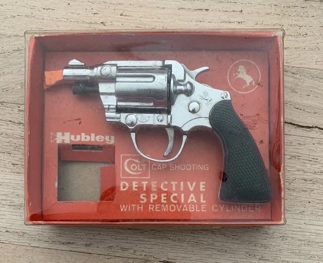 VINTAGE HUBLEY COLT Detective Special Toy Cap Gun 1950's Mint in