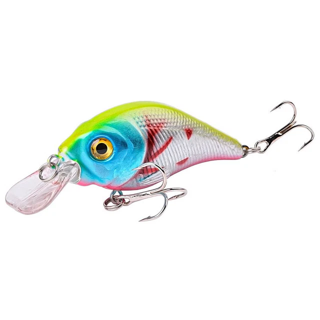 8cm Fishing Bait Compact Easy to Carry 3d Eyes Attractive Fishing Lure Abs