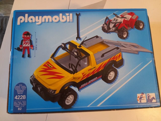 Playmobil 71194 Pick-up et Pompier - City Action - avec Un Personnage
