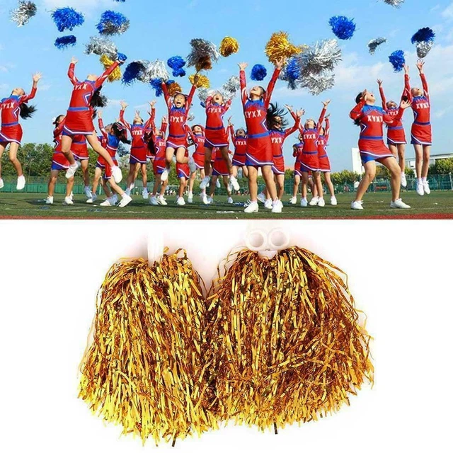 Pom palmari Pom Cheerleader Cheerleading Cheer Mazza da ballo E1 calcio B2A6