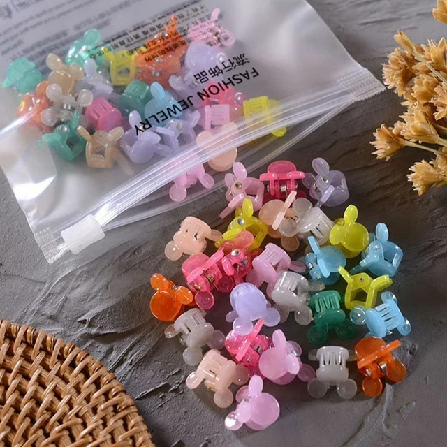 Women Kids Mini Clamp Hairpins Girls Cute Small Hair Crabs Flower Star Hairclip 11