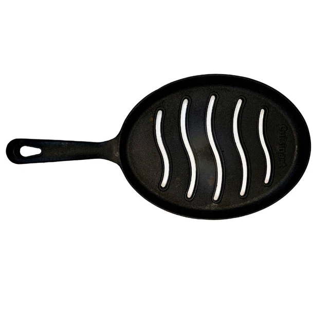 Cuisinart 11" x 8" Cast Iron Oval Fajita Skillet