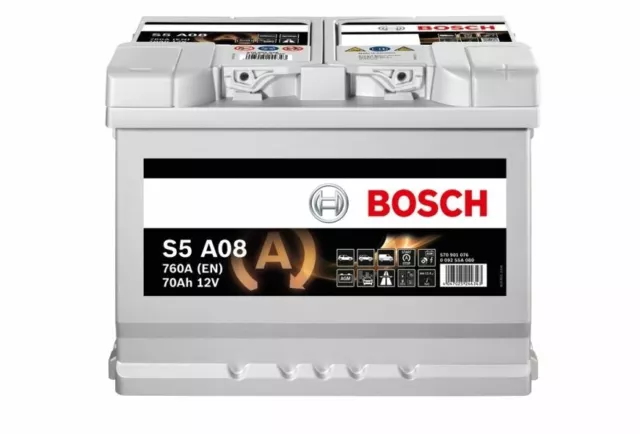 BOSCH 0092 S5A 080 AGM Start-Stop 12V/70Ah 760A Starterbatterie