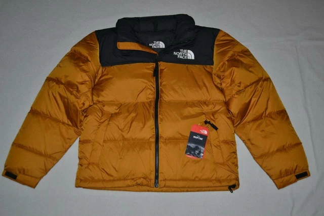 THE NORTH FACE UOMO 1996 Rétro Nuptse Giacca Timber Marrone Tutti Taglie Nuovo