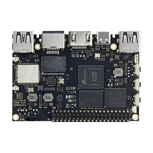 SCHEDA MADRE KHADAS VIM3 Pro Amlogic Single Board Computer, 5.0 TOPS ...