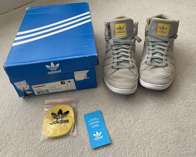 ADIDAS ORIGINALS PLIMCANA Mid Top D65952 Grey Trainers UK Size 8.5 With Box 45.00 PicClick UK