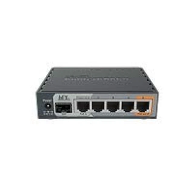 Mikrotik hEX S RB760iGS Router 5X Gigabit Ethernet, SFP, Dual Core 880MHz CPU,