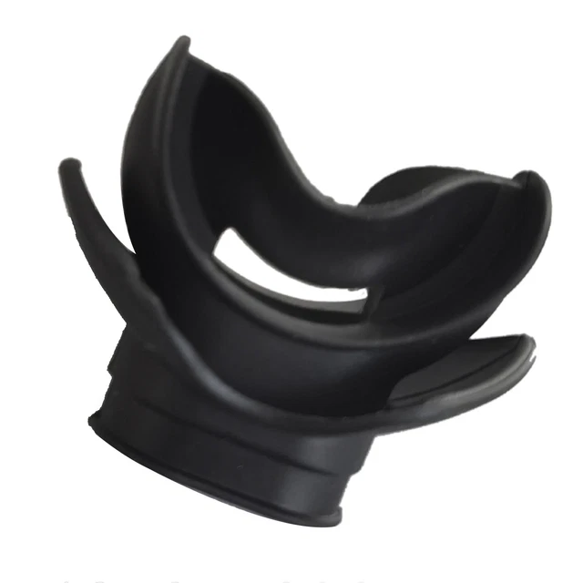 Embout Buccal Détendeur De Plongée Comfo Silicone Noir