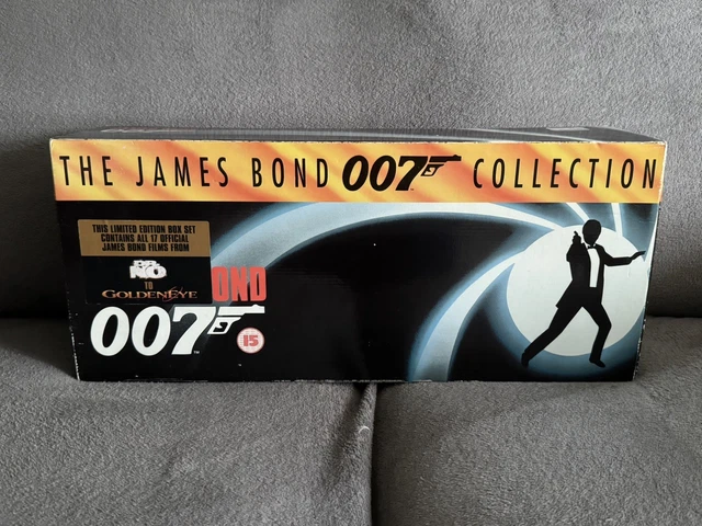 THE JAMES BOND 007 Collection 17 Films VHS Box Set Vintage Film ...