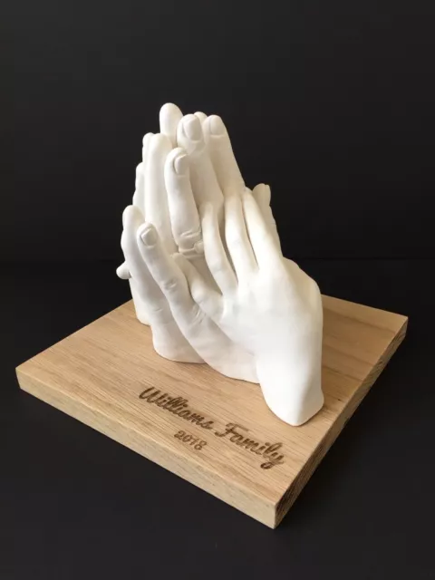 Diy Keepsake Hands Casting Kit Couple 3d Mold Family Holding Hand Moulding  Gift
