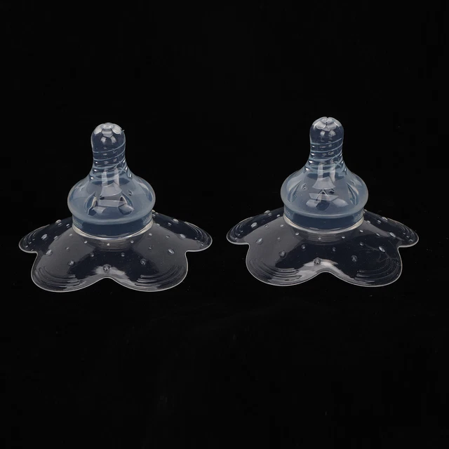 2pcs Nipple Shield Silicone Nursing Breastfeeding Nipple Shield Protector For