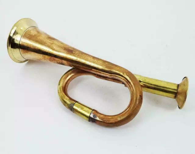 Bugle 6" Tall Nautical For Small Boy Brass Scouts Bugle Horn Army Scout Horn