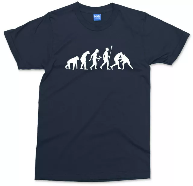 T-shirt wrestling wrestler evolution divertente grappling MMA allenamento arti marziali