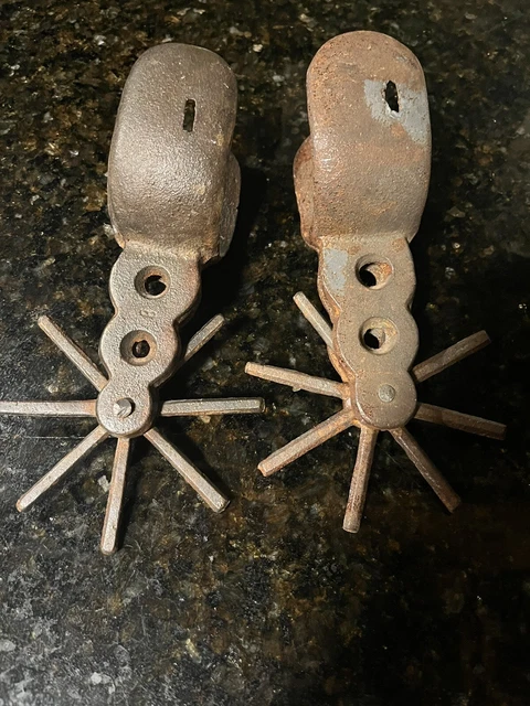 Vintage Metal Cowboy Spurs