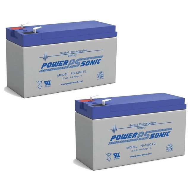 thumbnail image 2 of PowerStar 12V 7.5Ah Battery 2-Pack – Razor Ground Force Drifter Go Kart AGM 2 of 5