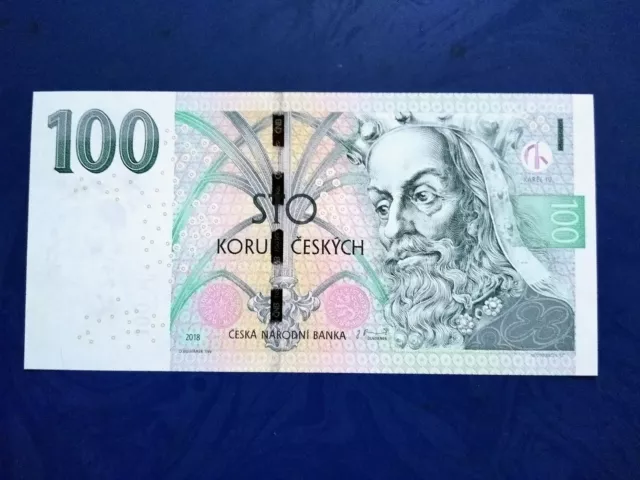 CZECH REPUBLIC 100 Korun P-18g 2018 🇨🇿 UNC