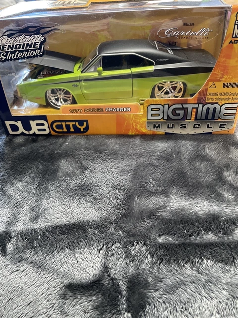 Jada DUB CITY 2006 Dodge Charger R/T Argento – Modello Diecast 1:24, Nuovo Senza Scatola