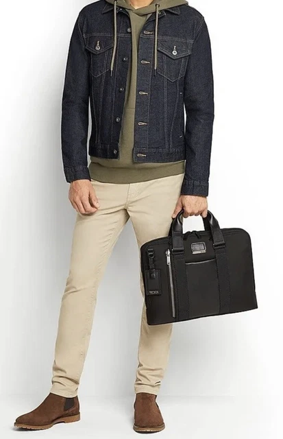 TUMI - Alpha Bravo Aviano Slim Brief - Graphite Cross Body