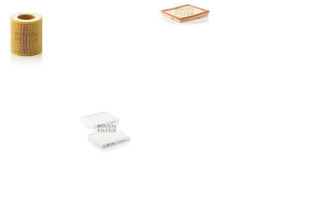 MANN-FILTER pacchetto ispezione set filtri L inserto filtro filtro antiparticolato per BMW