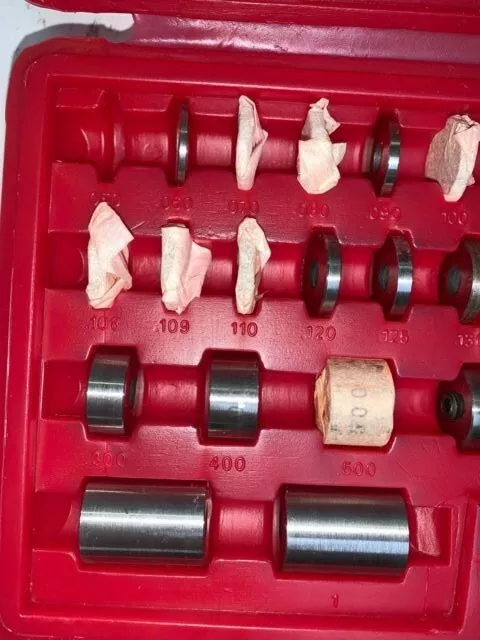 Mhc Spacer Block Set, 630-4050, +/-0.0001" Range, 34 Pc Set, **Incomplete** 3