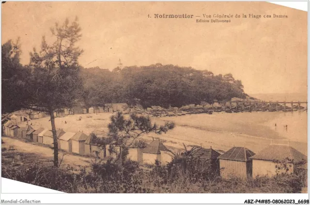 ABZP4-85-0296 - ILE DE NOIRMOUTIER - Vue générale de la plage