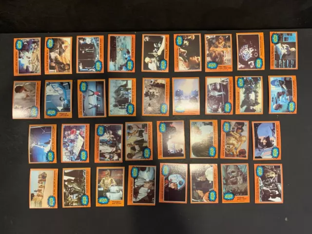 1977 Topps Star Wars 5th Series 5 Complete 66 Orange Card Set EX+