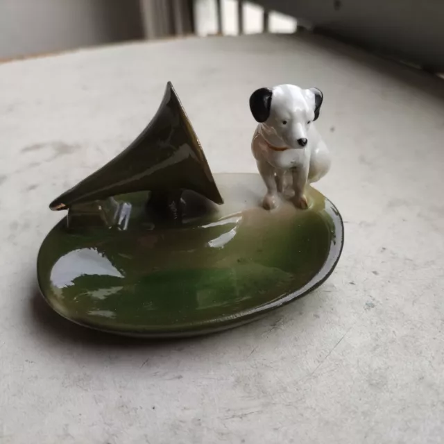 Figurine En  Biscuit La Voix De Son Maitre