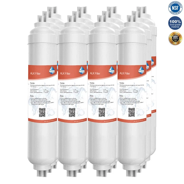 ALKALINE WATER FILTER pH+ Inline Cartridges for 6Stage Reverse Osmosis
