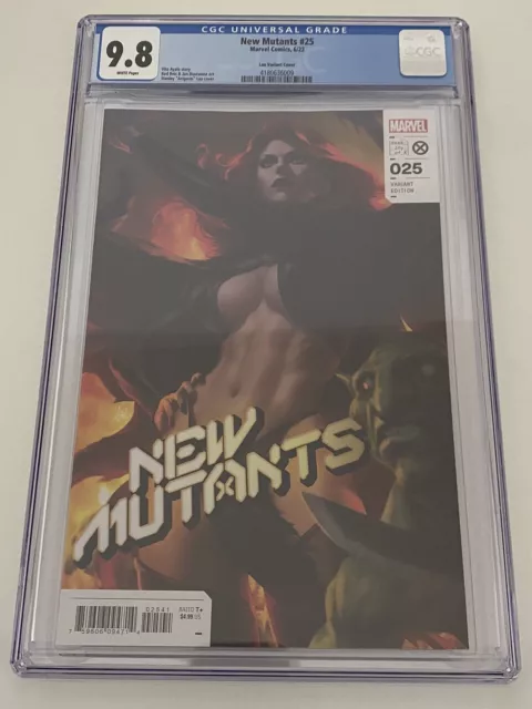 New Mutants #25 Cgc 9.8 Stanley "Artgerm" Lau Variant Incentive Cover