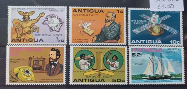Antigua 1976 Special Events set of 6, MNH