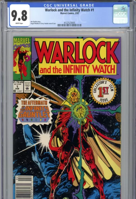 Warlock and the Infinity Watch #1 (1992) Marvel CGC 9.8 White Newsstand Edition