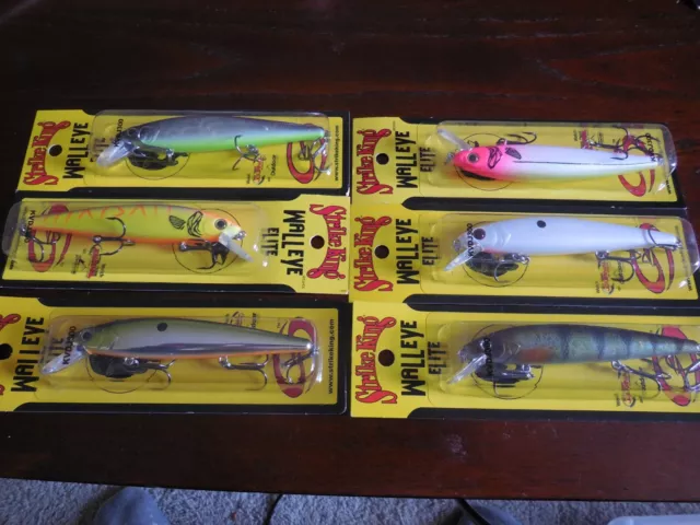 LOT 2 Bandit Lures Walleye Shallow Diver - 5/8 oz. 4 3/4 inch
