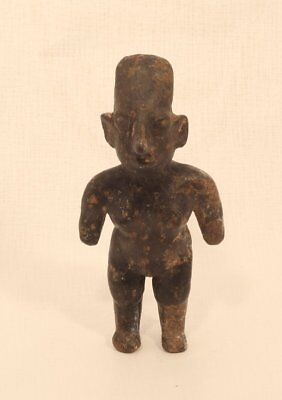 Jalisco Pre Columbian female dwarf standing figure