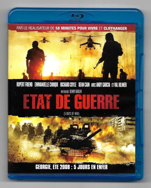 Blu-Ray Disc / Etat De Guerre  - Film De Renny Harlin (Guerre) Comme Neuf